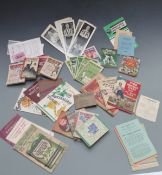 Quantity of 1930s, 1940s and 1950s football ephemera including Empire News, Athletic News, Sunday