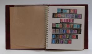 Stanley Gibbons album of GB stamps - QEII decimal stamps, mostly unmounted mint including smiler