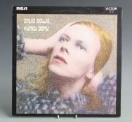 David Bowie - Hunky Dory (SF 8244) with lyric insert, record and cover appear Ex/Ex