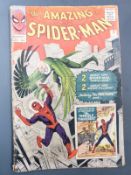Marvel comic The Amazing Spider-Man #2 first appearance of The Vulture, 1963.