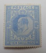 Great Britain 1902-10,10s ultramarine unmounted mint