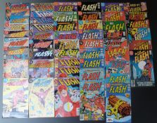DC Comics The Flash comprising 1-6, 12, 15, 19, 24-27, 29, 42, 52, 59, 83, 85 x3, 170, 252-254, 270,