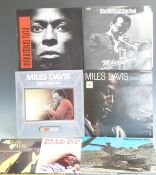 Miles Davis - seven albums including TuTu, Kind of Blue, Dig, mostly later issues, generally Ex/Ex