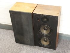 Pair of Celestion Ditton 200 three way stereo speakers, H60cm