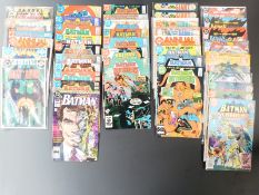 Forty DC comics comprising Batman Special 1, Batman Annual 8-12 and 14, Batman Outsiders 1, 4, 6-15,