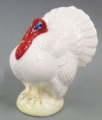 Beswick turkey in white, H7cm