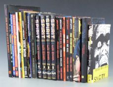 Twenty-one DC, Titan Books, Sin City and similar comic books including The Spirit 1-4, That Yellow
