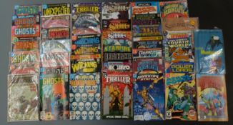 Forty-two DC comics comprising Ghosts 2, 12, 62, 70, 96, 104, 106, 108, 109 x2 and 112, The