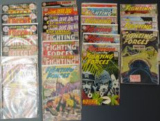 Twenty-eight DC comics comprising Our Fighting Forces 23, 28, 46, 62, 62, 65, 71, 73, 76 x2, 77, 79,