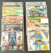 Ten DC comics Superman comprising Giant 183, 193, 207 and 232, Giant Annual 7 and 100 Page Super