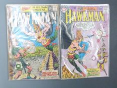Two DC comics Hawkman 1 and 2.