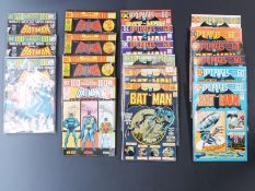 Nineteen DC comics Batman comprising 100 Page Super Spectacular 8 x3, 14, 20 x3, 254 x2, 255, 256