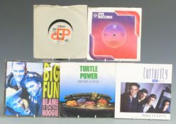 Approximately 100 singles mostly 1970s and 1980s