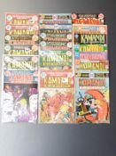 Nineteen DC comics Kamandi The Last Boy On Earth comprising 8, 9, 21 x2, 22, 23, 26 x2, 28, 31 x2,