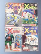 Four Marvel Comics X-Men comprising 26, 35, 37 and 40, c1963.