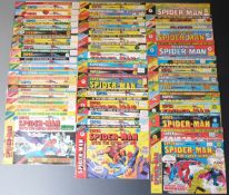 A run of sixty-eight Marvel Comics Super Spider-Man 158-228 (221 and 203 mising)