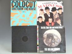 Approximately 170 albums, mostly Pop and Disco including The Motown Story box set, Abba, Wings,