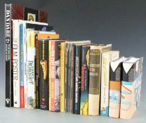 Eighteen comic related books including Dan Dare 2, The Death And Life of Superman, Men of