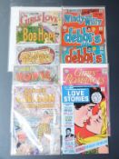 Ten DC comics comprising Jackie Gleason and the Honeymooners 7, Here's Howie 13, Secret Hearts