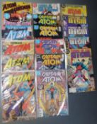 DC comics comprising Showcase Atom 35 x2 and 36, The Atom Special 1, Sword of the Atom 2, The Atom