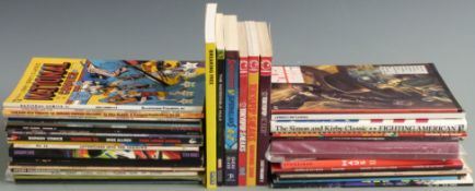 Fotrty-two comic books including Tokyopop Sneaks, The Simon Kirby Classic Fighting American,