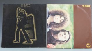 T Rex - T Rex (HIFLY2), record appears Ex, cover VG; Electric Warrior (HIFLY6) with inner and unused