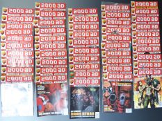 A run of seventy-nine 2000AD Judge Dredd magazines 950-1032 (961, 1024 and 1030 missing)