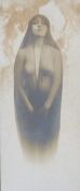 Late 19thC/ early 20thC photograph 'Kaloma', nude portrait originally believed to depict