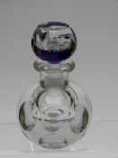 A Perthshire millefiori paperweight scent bottle or inkwell with signature cane, height 16cm