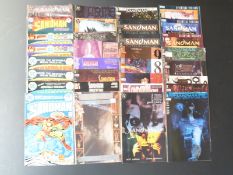 Sixty-eight DC comics comprising Sandman 1, 2, 3 x2, 5 and 6, Oversize Special 1, Master of Dreams