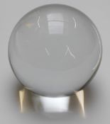 Baccarat crystal ball/fortune teller's ball, diameter 10.5cm
