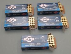 Two-hundred-and-fifty PPU .357 SIG rifle cartridges, in original boxes. PLEASE NOTE THAT A VALID