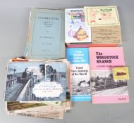 Circa late 20thC railway ephemera and booklets including Intercity, Glasgow underground