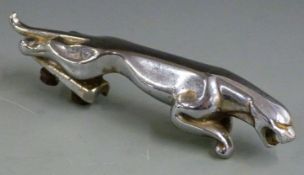 Jaguar chrome car mascot, length 19.5cm