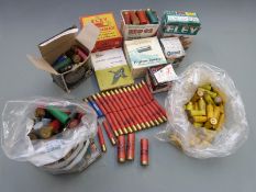 A large collection of 12 bore and .410 shotgun cartridges including Eley, Lyvale Express etc, some