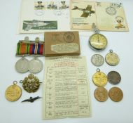 Royal Air Force WWII War Medal and Defence Medal awarded to 572029 Sgt Wilson TR, with
