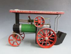 Mamod T.E.1a live steam Traction Engine, in original box.