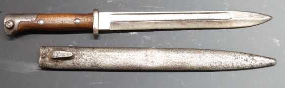 German 1884/98 pattern bayonet with Danzig under crown and Alex Coppell Soligen stamped to