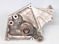 JAP 680 V twin motorbike engine cam cover and gears