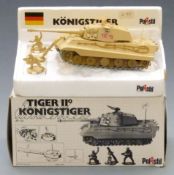 Polistil 1:50 scale diecast model Tiger 11 Konigstiger tank, CA. 103, in original box.