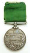 British Army Long Service in the Volunteer Force Medal, named to Colour Sergent W Hobbs, the Queen's