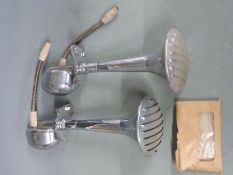 Pair of Trico Claireon No 53U car air horns
