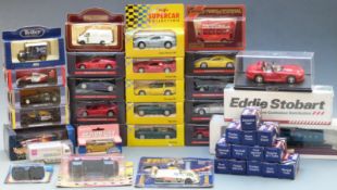 Forty-one Corgi, Atlas Editions, Maisto, Shell and similar diecast model vehicles including Eddie