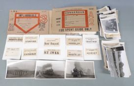 Various railway luggage and goods load labels to include Midland & Great Northern, London Brighton