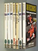 Seven Autocourse Grand Prix Annual books circa 1990-2003