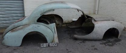 AUCTIONEER ANNOUNCE THE V5C IS NOW PRESENT 1947 Duncan Healey coupé registration GBT 600, in