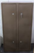 Ingersoll double width gun safe/ cabinet 78x31x139cm.