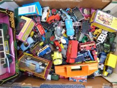 A large quantity of Corgi, Matchbox, Solido and similar diecast model vehicles, some in original