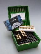Twenty-eight Federal 7mm rifle cartridges, in hard carry case. PLEASE NOTE THAT A VALID RELEVANT