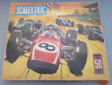 Scalextric Grand Prix 50 model motor racing set, in original box.